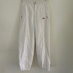 Bogner Ski Pants Womens Snow Suit Setty bib Apres White Vintage SZ10 Classic
